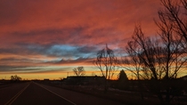 Soaking in one of the joys of nightshift sunrises that light the way home Near Boulder CO