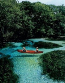 Some Turquoise Clear water in Slovenia 