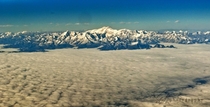 Somewhere in the Himalayas  Taken from a commercial aircraft at  ft Enroute from New Delhi to my hometown of Guwahati