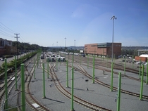 Sound Transit Link LRT railyard Seattle 