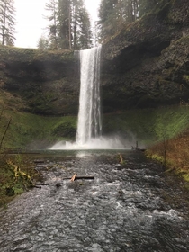 South Falls in Silver Falls State Park OR - 