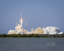 SpaceX CRS- liftoff as seen from the NASA Causeway 
