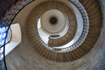 Spiral staircase in St Pauls Cathedral London 