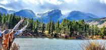 Sprague Lake in Rocky Mountain National Park  x
