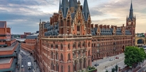 St Pancras Hotel and Station London Faced demolition at one point but survived after fierce opposition and was instead refurbished becoming the Eurostar Terminus linking Britain and France by rail Beauty Matters 