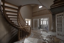 Staircase Inside an Abandoned Mansion Near Toronto Ontario - A Fave Explore for  