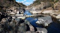 Stanislaus River in Knights Ferry California 