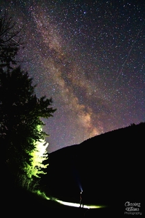 Stargazing in Marble Canyon Provincial Park BC Canada 