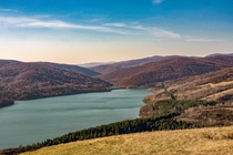 Starina water reservoir Eastern Slovakia 