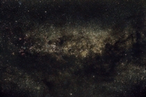 Starless image of the Cygnus region of the Milky Way at mm focal length 