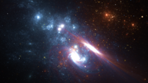 Starry Night with Spiral Galaxies Aztrex galaxy id CFRC Digital By Me 