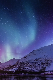 Stars near Troms Norway 