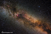 Stars of the Milky Way -  min long exposure wtracking - by Scott Ainslie Hubert 