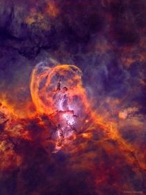 Statue Of Liberty Nebula Star Forming Region Fields Of Glowing Hydrogen Gas - Stars Not Included Great Colors Though