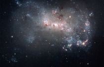 Stellar fireworks are ablaze in galaxy NGC  