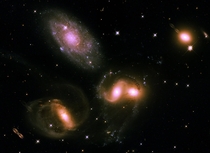 Stephans Quintet Hubble reprocessing 