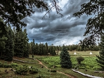 Storm Brewing over Philmont Scout Ranch Cimarron NM 