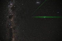 Straight up at the South Pole with lidar lasers Magellanic clouds and the Carinae Nebula 