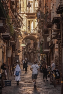 Streets of Napoli Italy