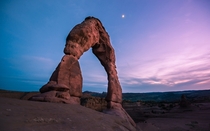 Summer Sunset at Delicate Arch Utah 