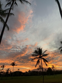 Sun Rise Over Mauna Kea HI 