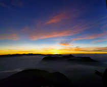 Sunrise at Adams peak Sri Lanka 