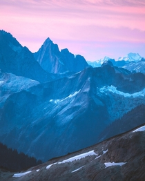 Sunrise dreamscapes in the North Cascade Range Washington 