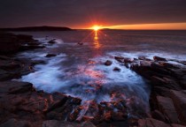 Sunrise Nationalpark Maine USA 