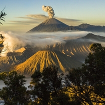 Sunrise Over Mt Bromo Indonesia 
