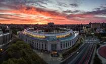 Sunrise over Yankee Stadium 