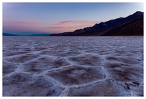 Sunrise under sea level - Badwater Death Valley 