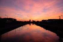 Sunset along the canal in Eindhoven Netherlands last week  Fujifilm X-T mm
