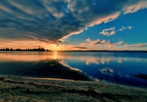 Sunset at Belmont Bay Australia 