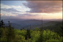 Sunset at Clingmans Dome Great Smoky Mountains National Park 