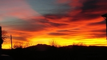 Sunset at Tombstone AZ last winter OC