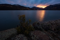Sunset at Twin Lakes - Colorado USA 