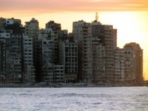 Sunset in Alexandria Egypt 