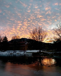 Sunset in Boulder CO 