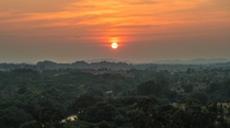 Sunset in Hampi India 