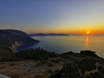 Sunset in Kefalonia Greece 