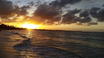Sunset in Punta Cana Dominican Republic 