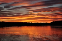 Sunset in Sweden 