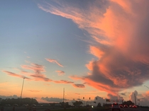 Sunset in Tampa Florida
