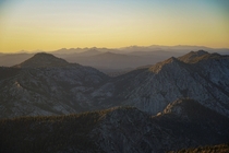 Sunset on Mt Talac El Dorado National Forest CA 