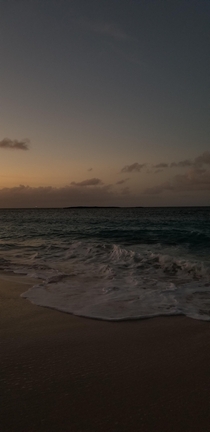Sunset on the beach - Paradise Island Bahamas 
