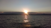 Sunset over Lake Almanor x