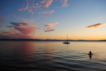 Sunset Over Lake Champlain VT x 