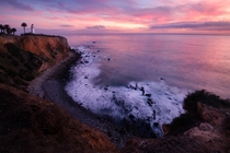 Sunset over Point Vicente Lighthouse California
