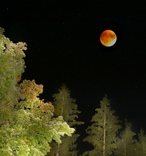 Super Blood Moon over New England Massachusetts tonight  By Terri Cappucci