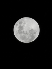Supermoon from Johannesburg South Africa  